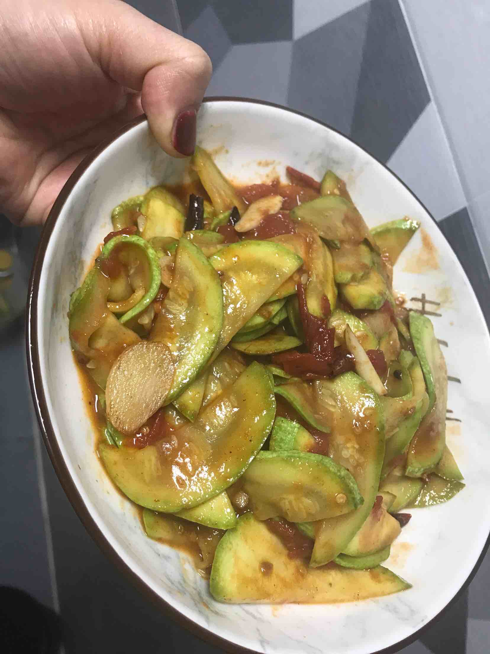 Stir-fried Zucchini recipe