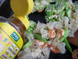 Fried Shrimp with Okra recipe