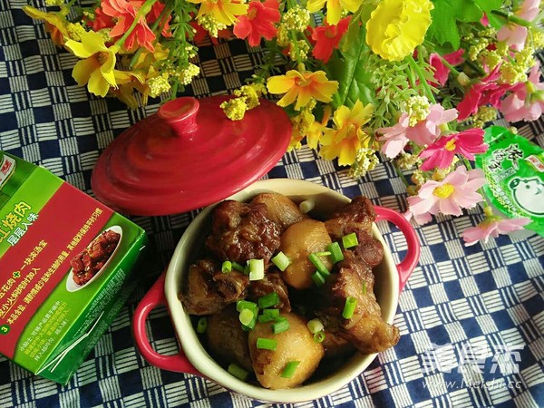 Braised Pork Ribs with Taro recipe