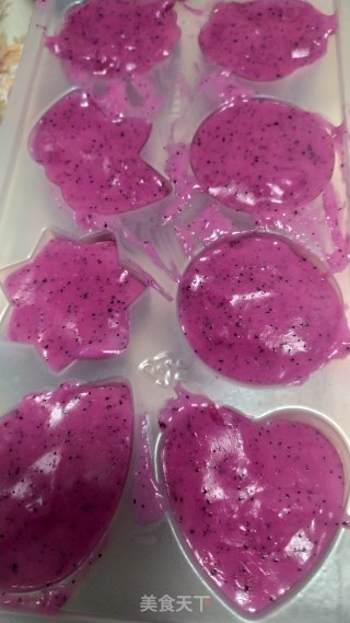 Yogurt Dragon Fruit Jelly recipe