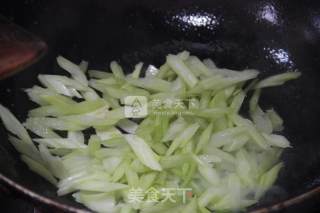 Celery Fried Sausage recipe