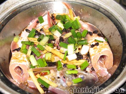 Steamed Dace in Black Bean Sauce recipe