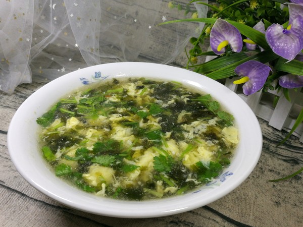 Seaweed and Egg Soup recipe