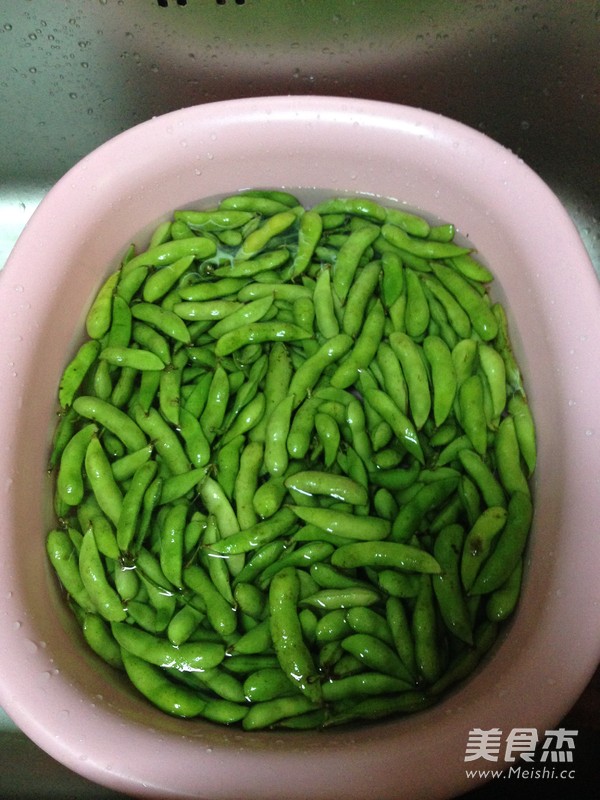 Beer Brine Edamame recipe