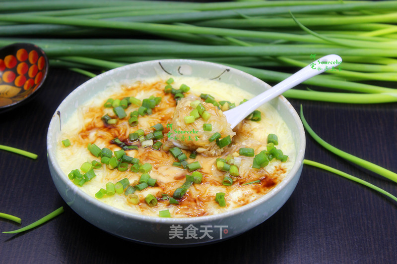 Steamed Egg with Vermicelli recipe