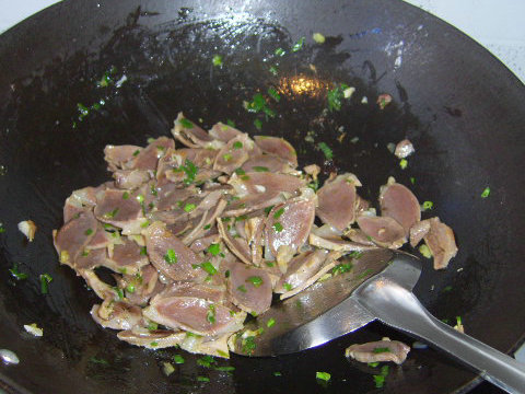 Scallion Duck Gizzards recipe