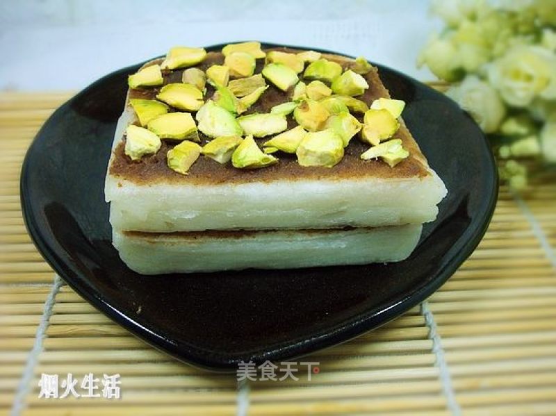 Simply Make Snacks-pistachio Bean Paste Rice Cake recipe