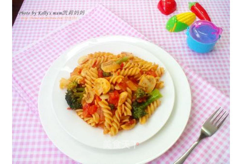 [boiling Your Food Dream]——[tomato and Mushroom Pasta] recipe