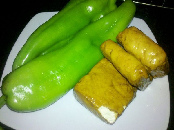 Fragrant Dried Green Peppers recipe