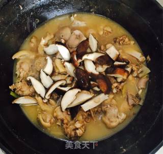 Stewed Chicken with Mushrooms recipe