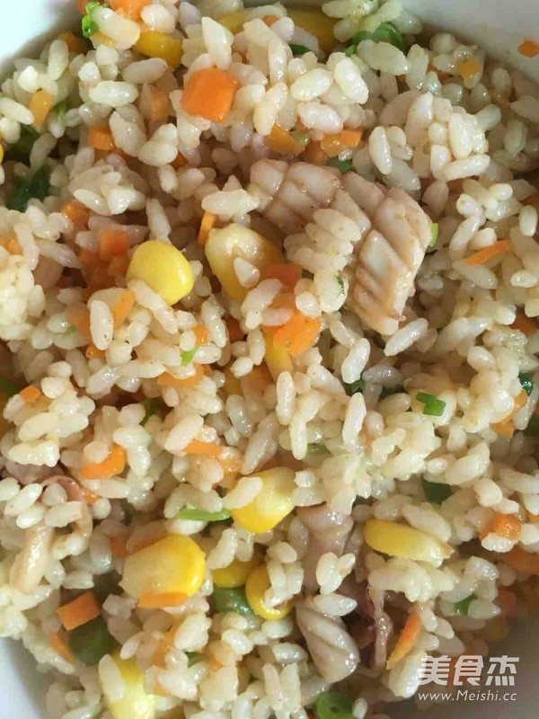 Seafood Fried Rice with Xo Sauce recipe