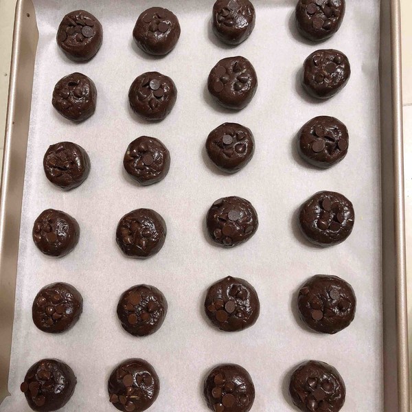 Soft Chocolate Almond Cookies recipe