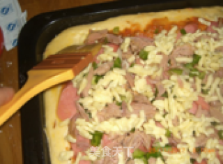 Tuna Sausage Pizza recipe