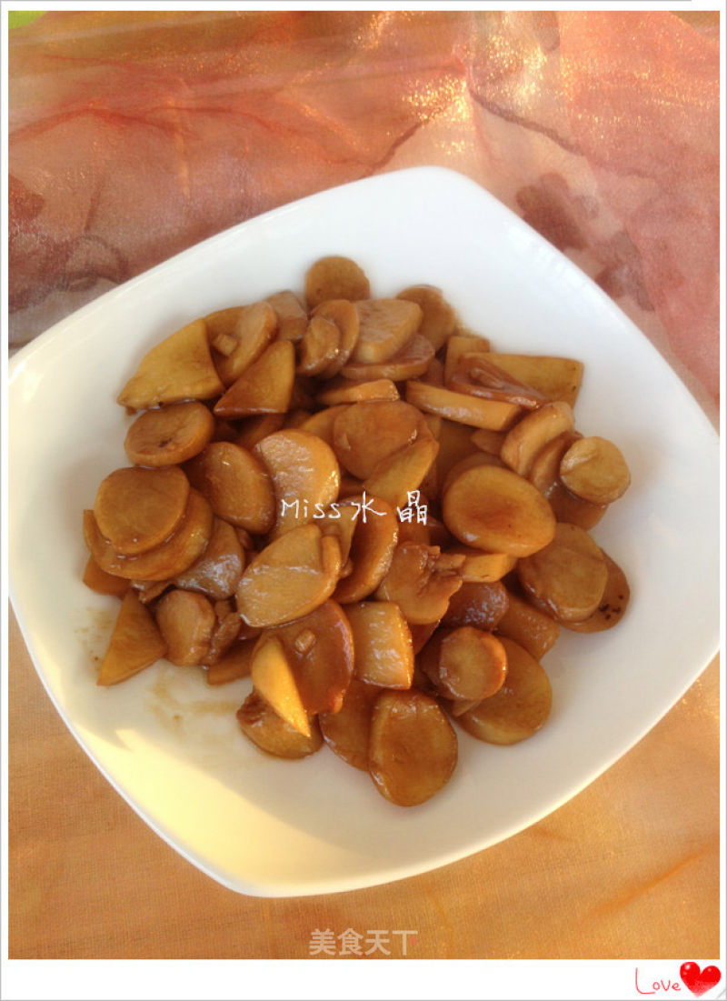 Simmered King Pleurotus recipe