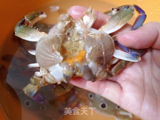 Braised Three-eyed Crab in Oil recipe