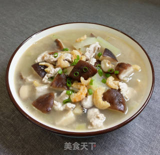 Winter Melon and Mushroom Soup recipe