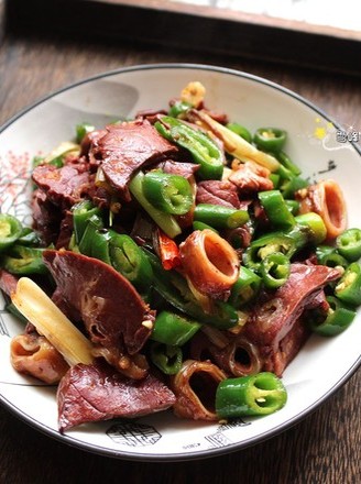 Spicy Stir-fried Pork Lung recipe