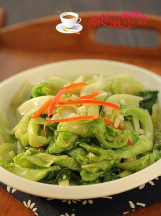 Stir-fried Lettuce with Garlic recipe