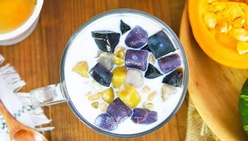 Sweet Taro Balls | with Taro Balls in The Summer, You Can Always See The Taro in Perfection