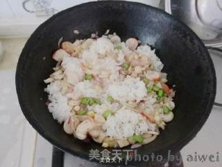 Seafood Baked Rice recipe