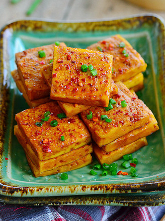 Homemade Spicy Marinated Tofu recipe