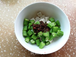 Tofu with Okra recipe