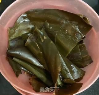 Kelp Shredded with Cold Vegetables recipe