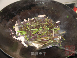 Stir-fried Bracken with Pork Root recipe