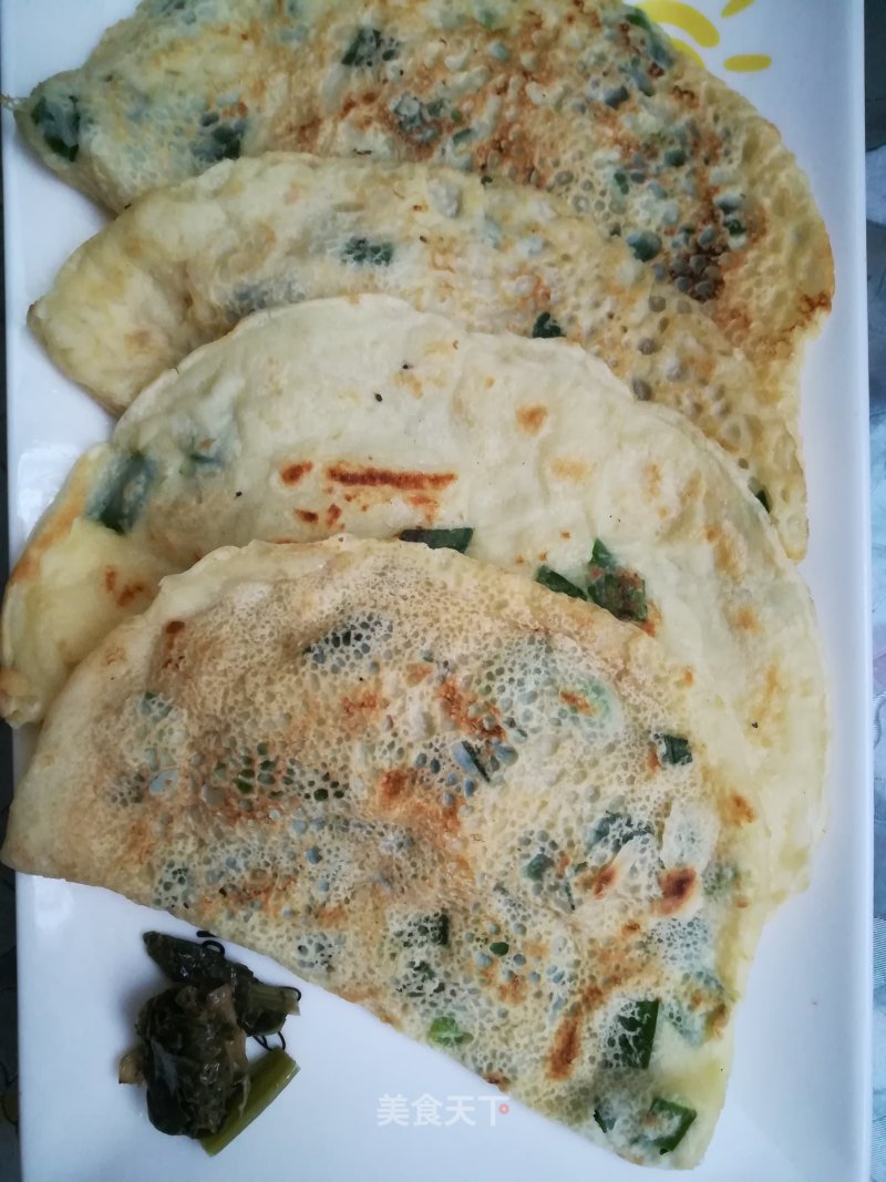 Chives and Egg Pancakes