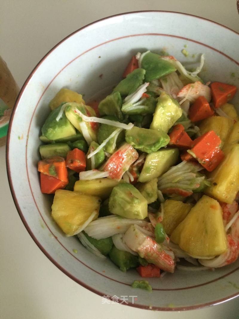 Avocado and Crab Salad recipe