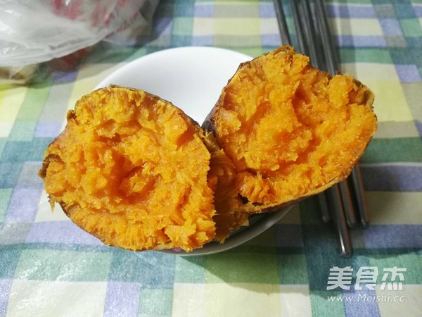 Microwave Baked Sweet Potatoes recipe