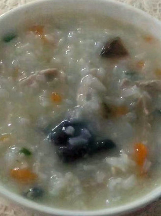 Congee with Preserved Egg and Lean Meat recipe