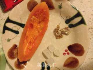 Stewed Hashima with Papaya recipe