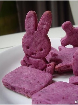 Purple Sweet Potato Biscuits