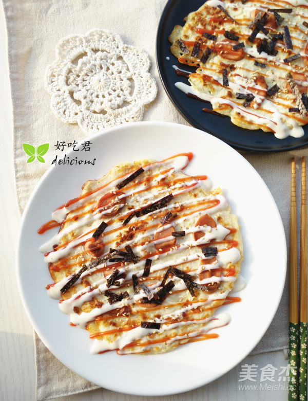 Sausage Okonomiyaki recipe