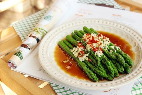 Asparagus in Umami Oil recipe