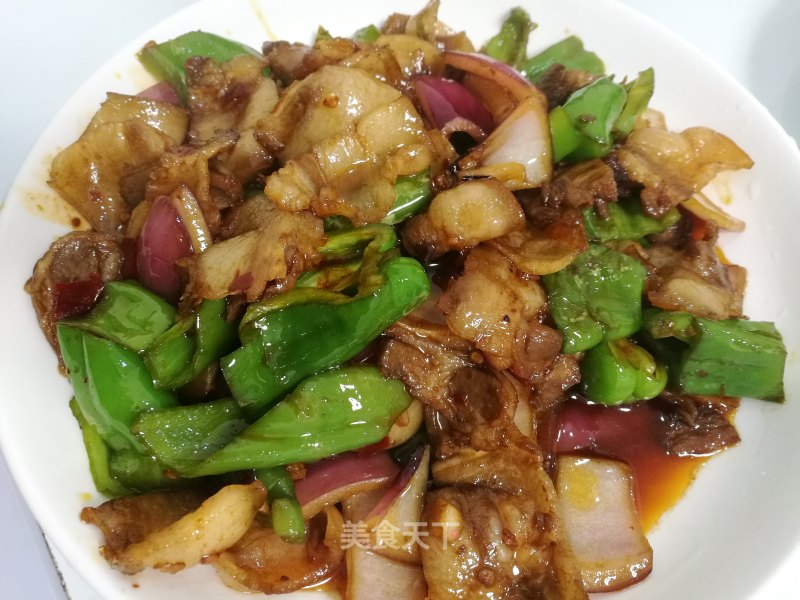 Onion Twice-cooked Pork recipe