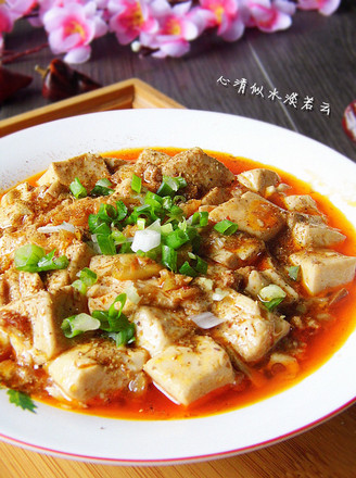 Spicy Mustard and Roasted Mapo Tofu recipe