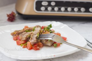 #东岭牛肉机# Sauteed Plum Meat recipe