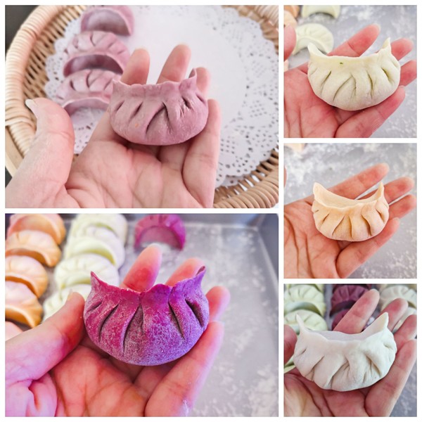 Colorful Dumplings recipe