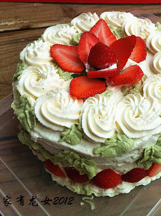 Strawberry Birthday Cake recipe