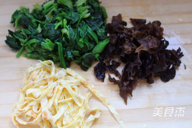 Cold Spinach Fungus recipe