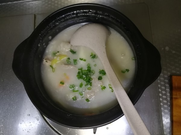 Bawang Supermarket I Yam Pork Ribs Congee recipe