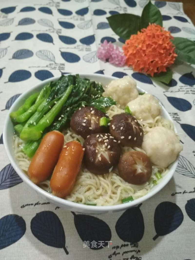 Mushroom Intestine Noodle recipe