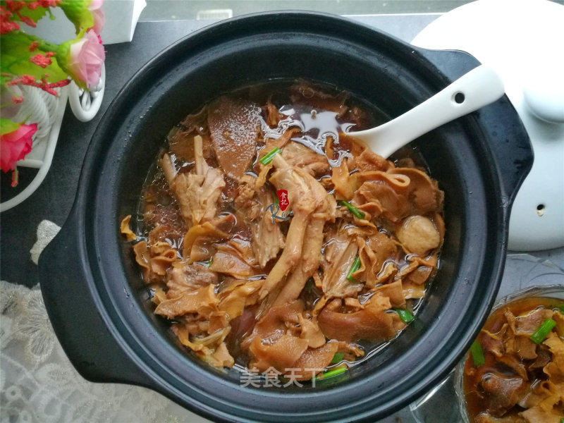 Dried Bamboo Shoots and Duck Stew recipe