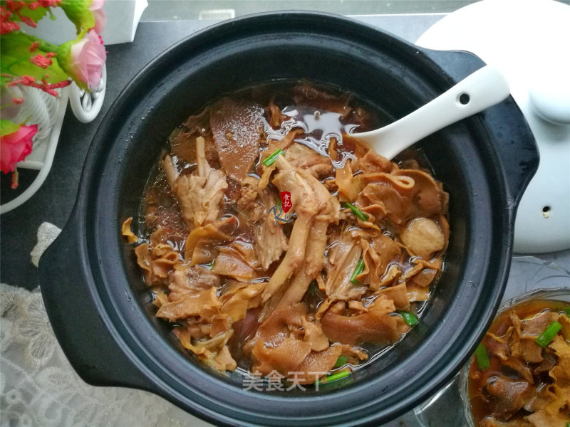 Dried Bamboo Shoots and Duck Stew