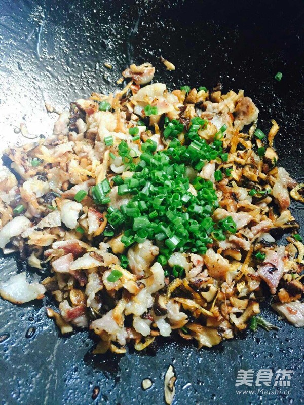 Fried Rice with Dried Vegetables recipe