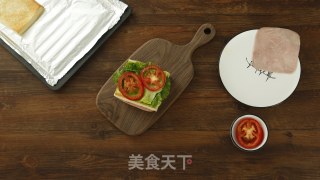Westinghouse Special Cheese Ham and Egg Sandwich recipe