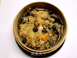 Duck Leg Rice with Lotus Leaf Glutinous Rice recipe