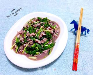 [dalian] Stir-fried Sea Hare with Leek recipe